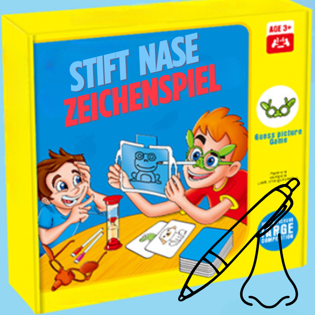 Nasenkunst - Zeichnen auf die verrückte Art